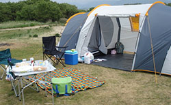 barracas de camping para famílias